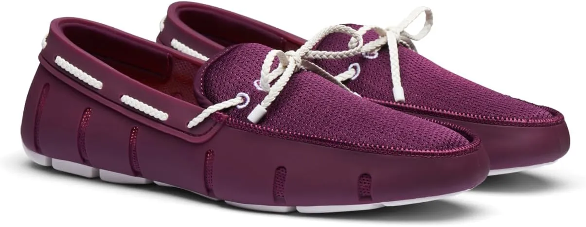 SWIMS Mens Loafers, Braided Lace Casual Slip-Ons Shoes, Fashion Shoe for Beach