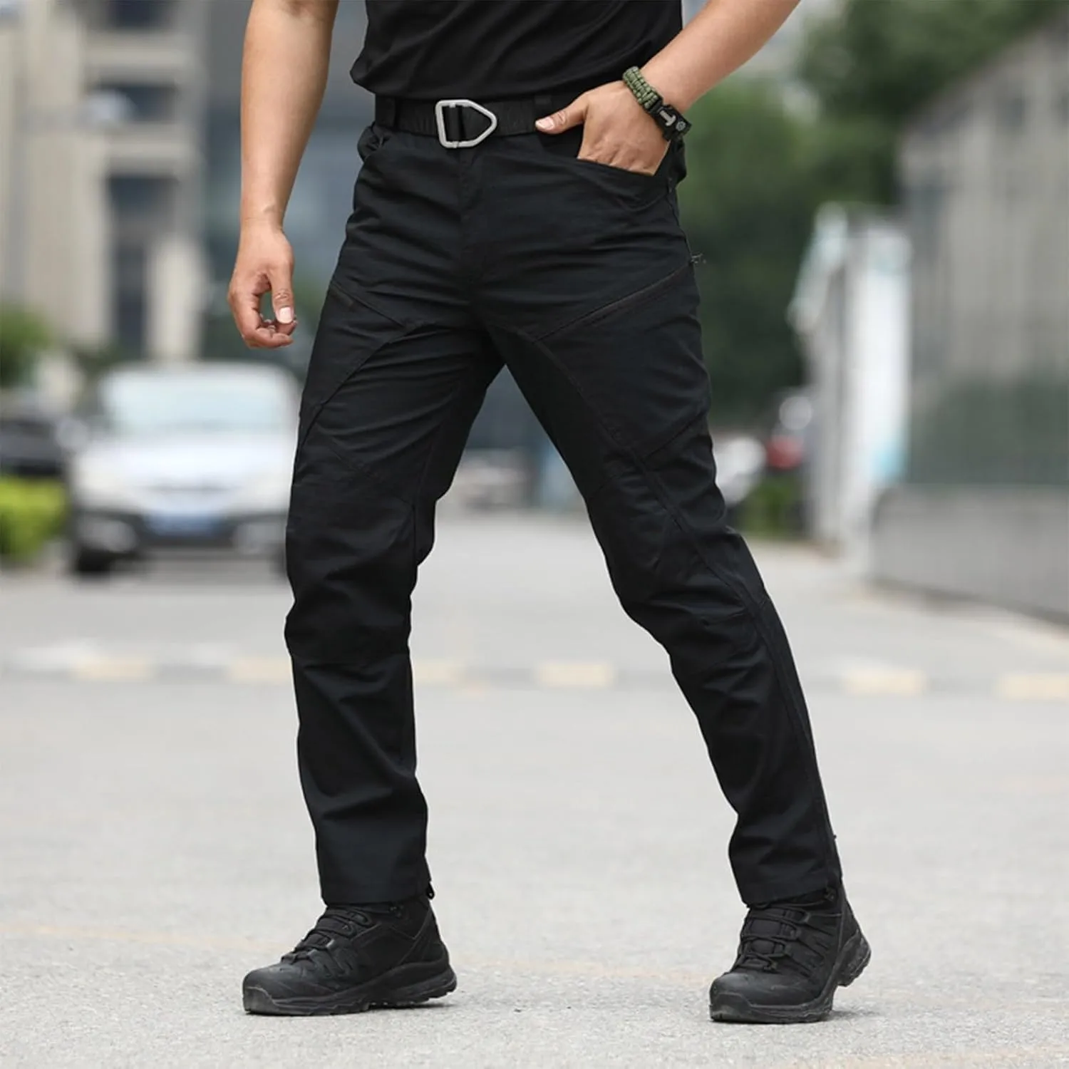 Tactical Pants for Men Water Resistant Hiking Cargo Pants Multi-Pockets Stretch Waterproof Quick Dry Work Joggers