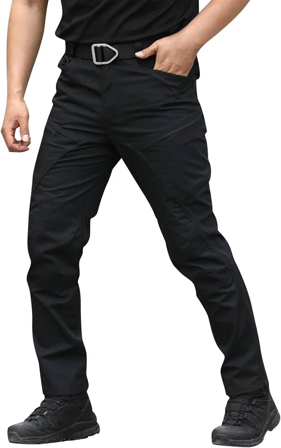 Tactical Pants for Men Water Resistant Hiking Cargo Pants Multi-Pockets Stretch Waterproof Quick Dry Work Joggers