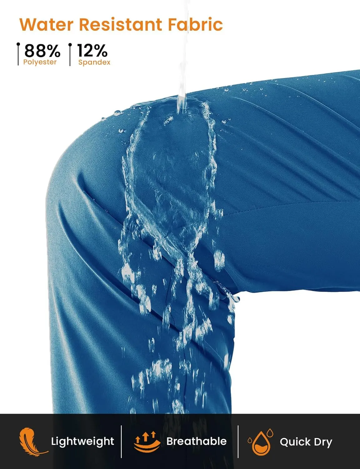 TBMPOY Women's Hiking Pants Lightweight Water Resistant Travel Joggers Quick Dry Outdoor Athletic Pants Zipper Pockets