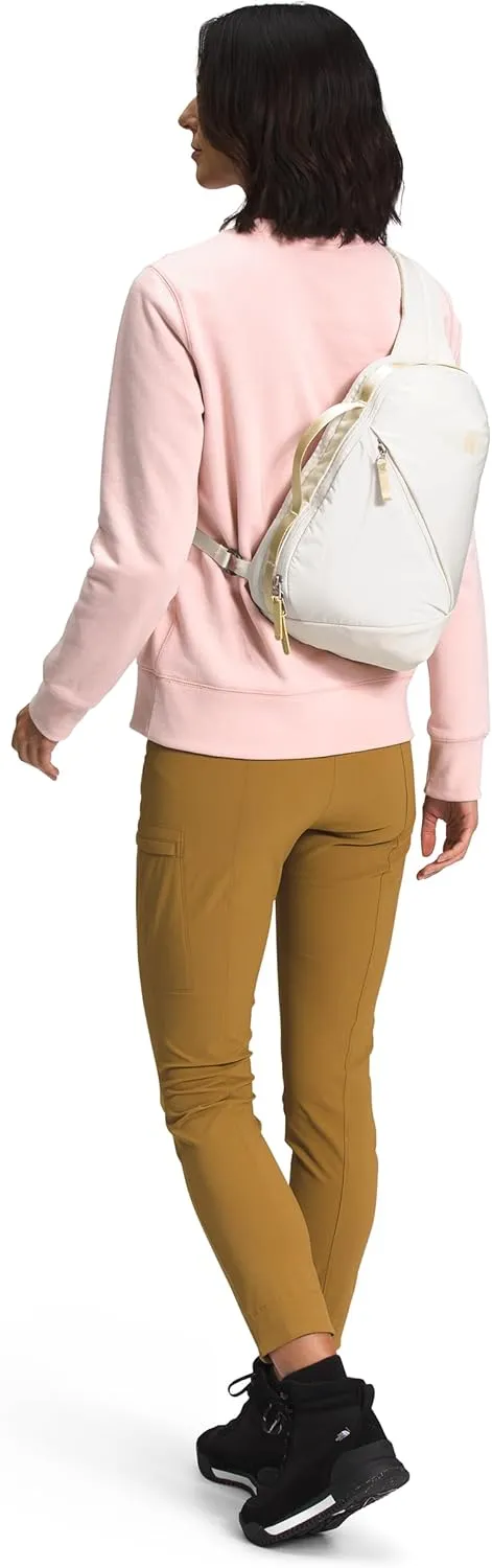 THE NORTH FACE Women's Isabella Sling - PFAS Free, Gardenia White Dark Heather/Gravel-NPF, One Size
