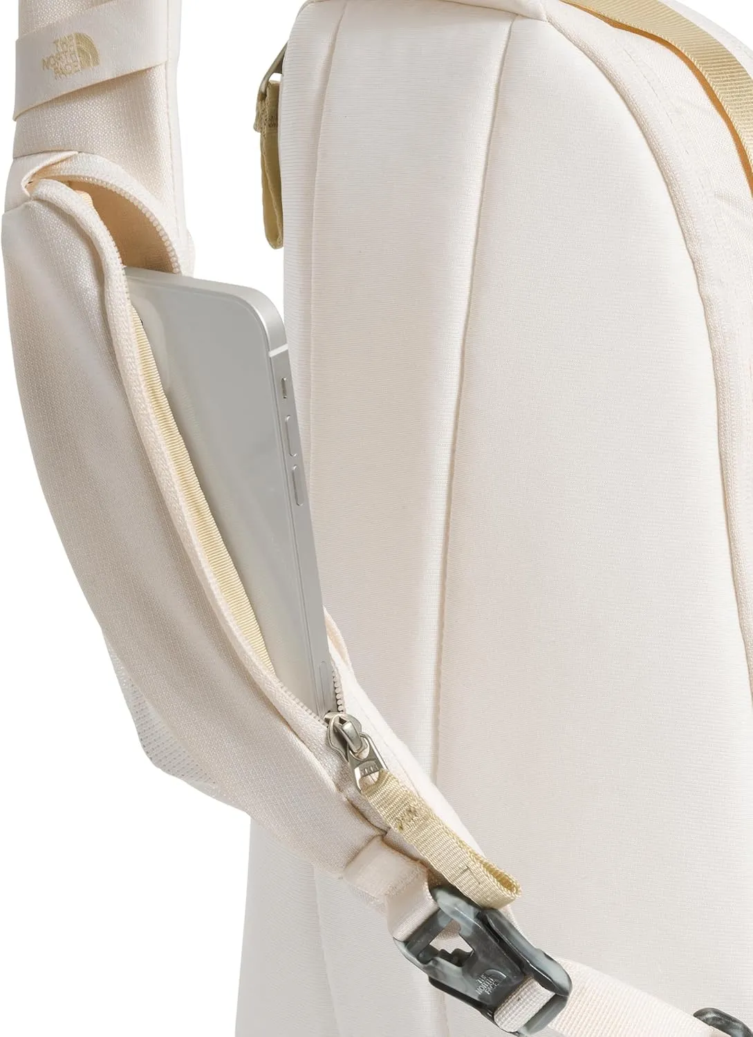 THE NORTH FACE Women's Isabella Sling - PFAS Free, Gardenia White Dark Heather/Gravel-NPF, One Size