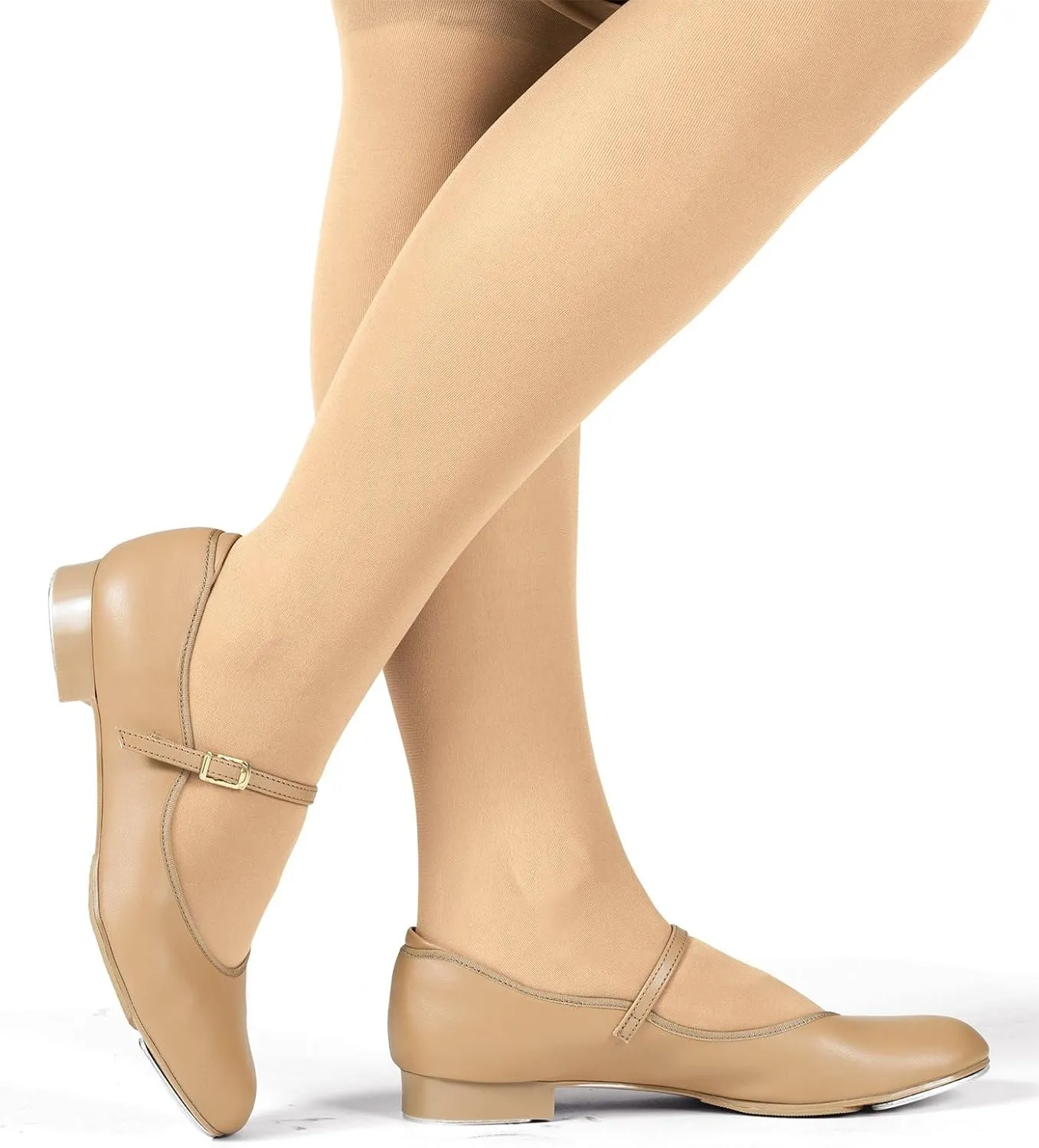 Theatricals Girls Slide Buckle Tap Shoes