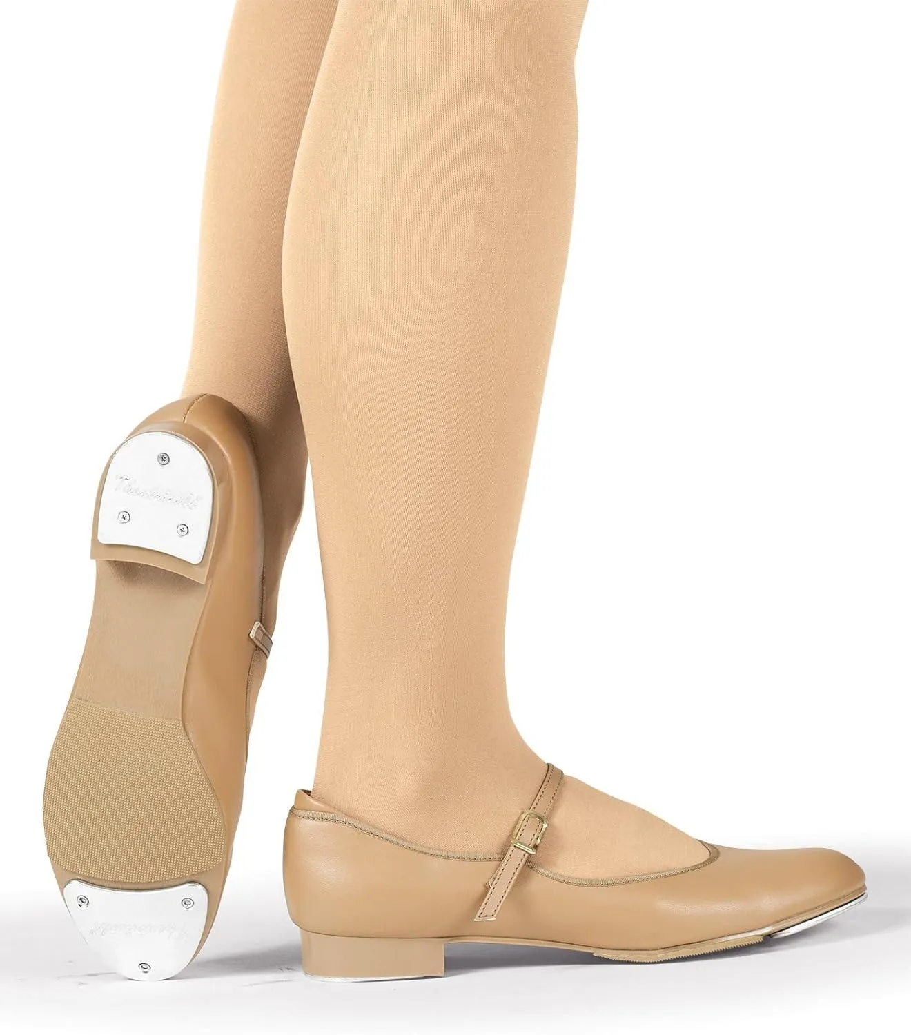 Theatricals Girls Slide Buckle Tap Shoes