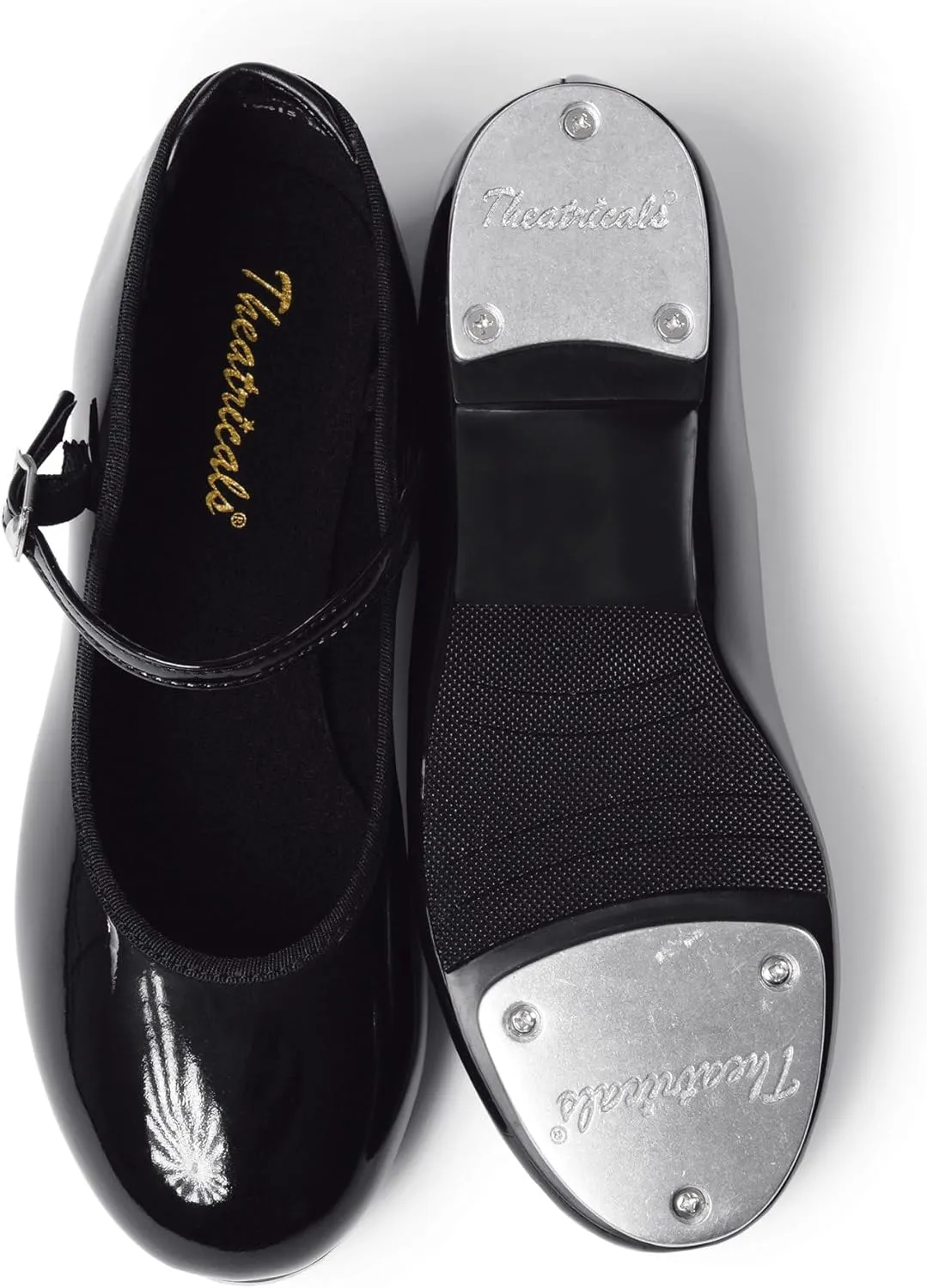 Theatricals Womens TapRite Molded Tap Slide Buckle Tap Shoes