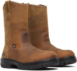 Thorogood Genesis Series Wellington Soft Toe Waterproof Work Boot for Men - Durable Leather, Slip-Resistant, All-Day Comfort