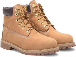 Timberland Boy's 6" Premium Waterproof Boot Core (Big Kid) Wheat Nubuck 5.5 Big Kid W