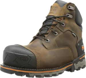 Timberland PRO Men's 6 Inch Boondock Soft Toe WP Industrial Work Boot