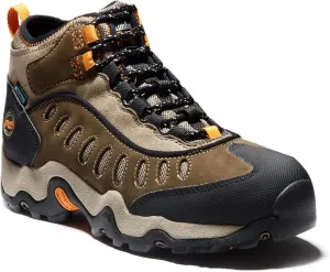 Timberland PRO Men's Mudslinger Steel Safety Toe Waterproof Industrial Hiker Work Boot, Brown-2024 NEW, 7W