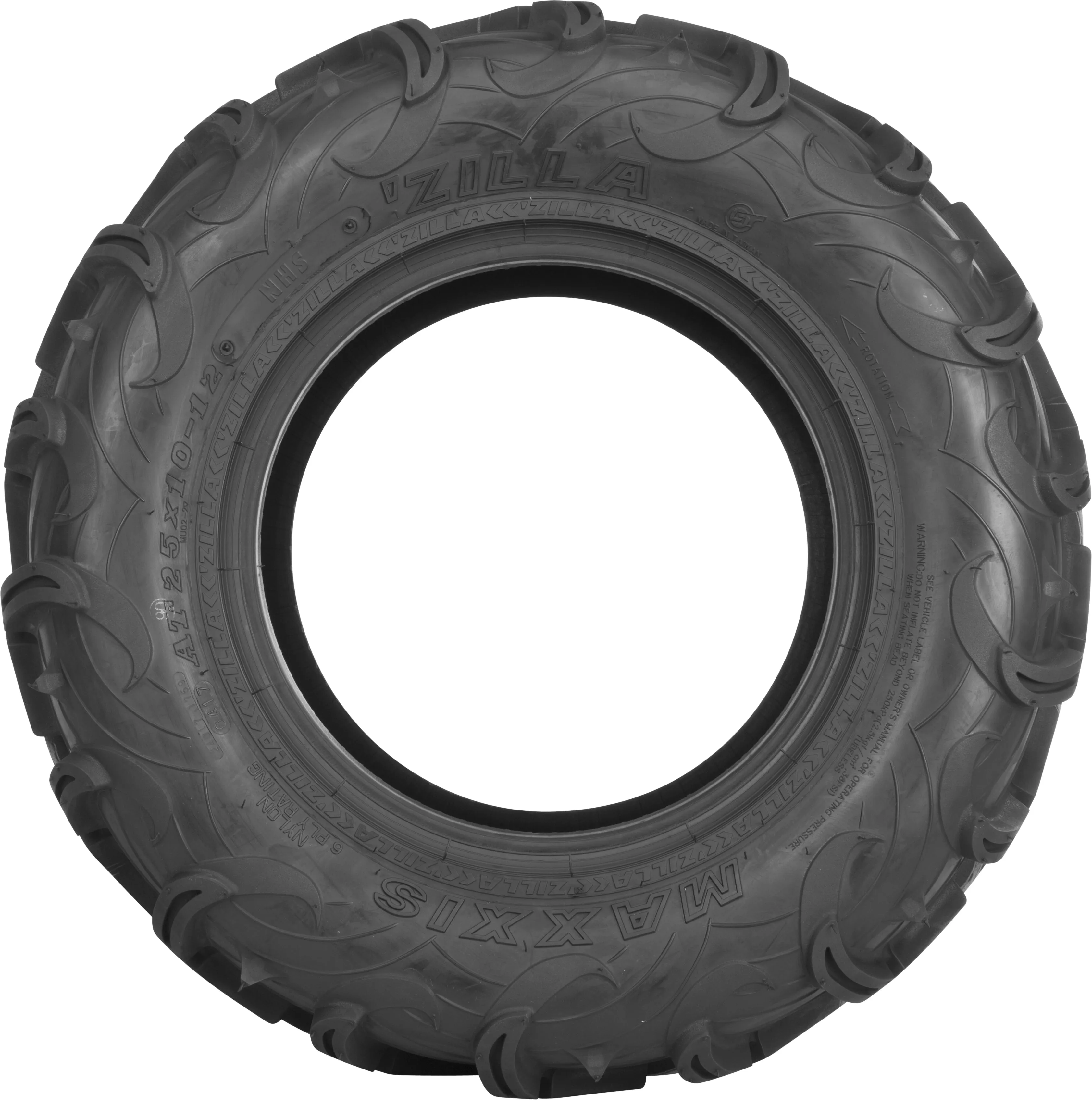 Tire Zilla Rear 26x11 12 Lr4804lbs Bias