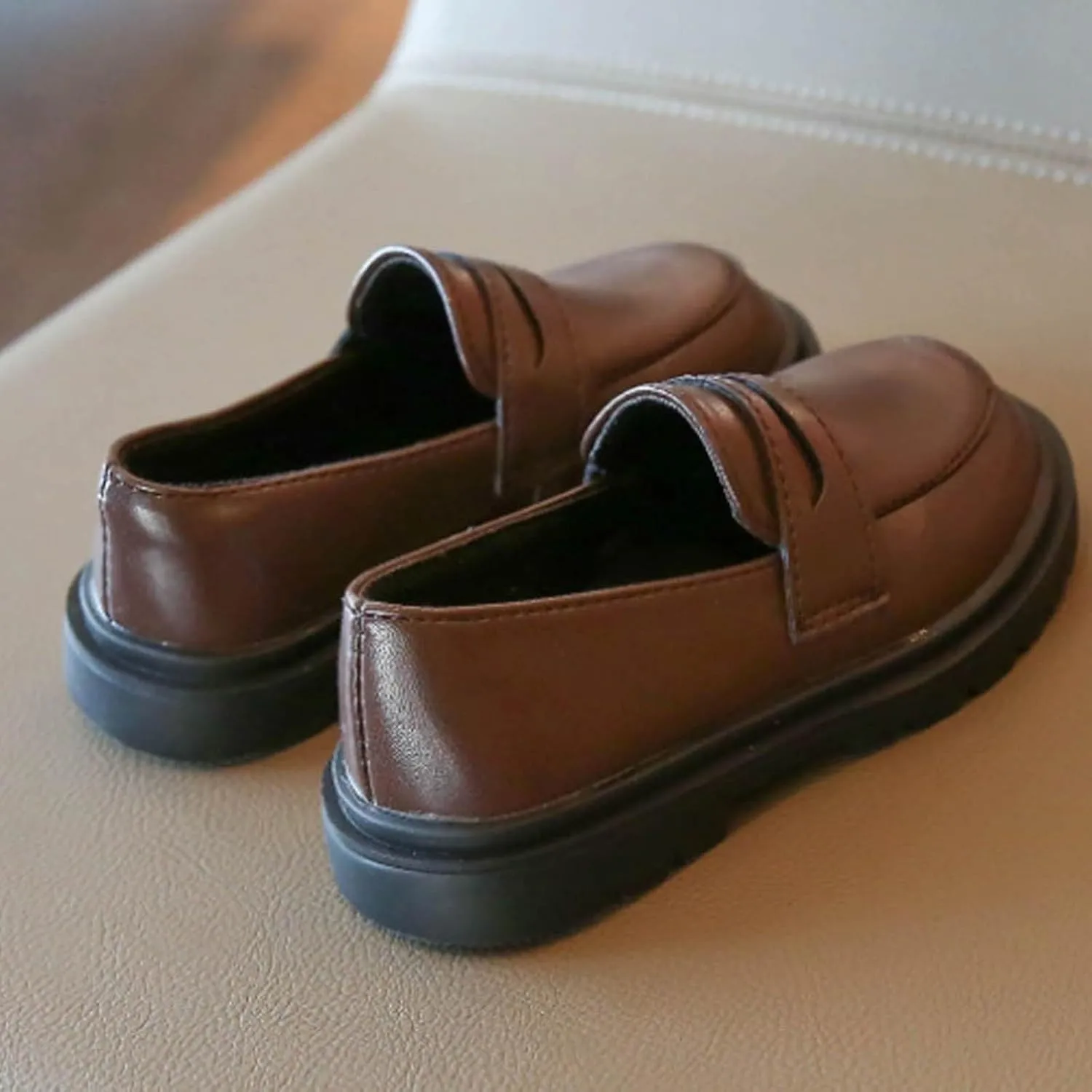 Toddler Little Kid Girls Soft Slip On Loafers Dress Flat Shoes Boat Shoes Casual Boys Sneakers Boys