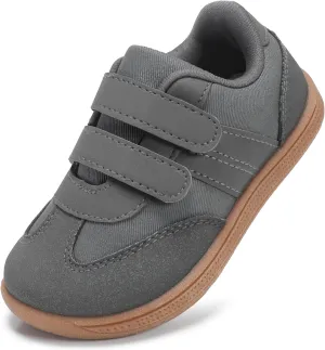 Toddler Wide Toe Box Shoes:Boys Barefoot Shoes Kids Walking Shoes Boy Sneakers Non-Slip Zero Drop Shoes,Toddler First Walking Shoes Comfort Tennis Outdoor Activities