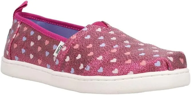 Toms Girl's Glitter Alpargata Loafer Flat