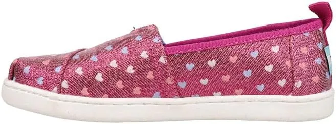 Toms Girl's Glitter Alpargata Loafer Flat
