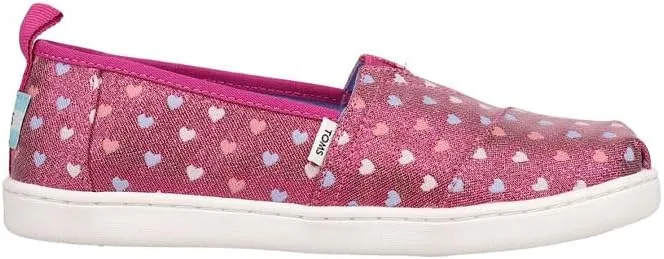 Toms Girl's Glitter Alpargata Loafer Flat