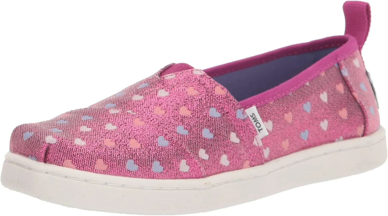 Toms Girl's Glitter Alpargata Loafer Flat