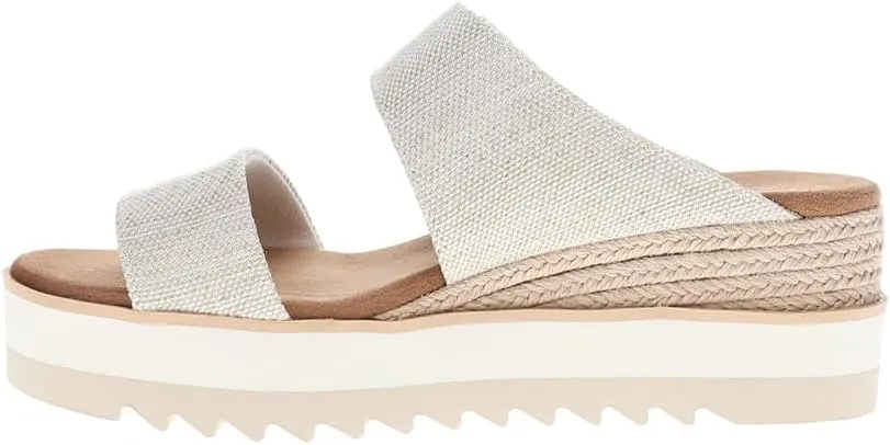 TOMS Women's Diana Mule Bukle Wedge Sandal