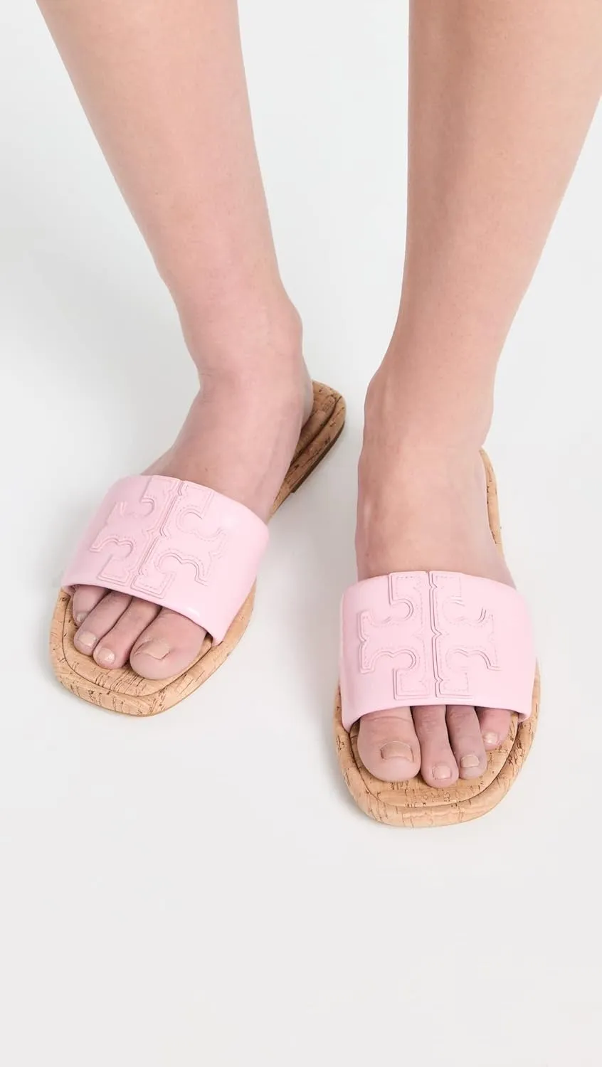 Tory Burch Women's Double T Sport Slides