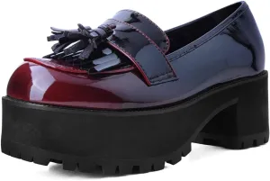 T.U.K Fringe Loafer Platform