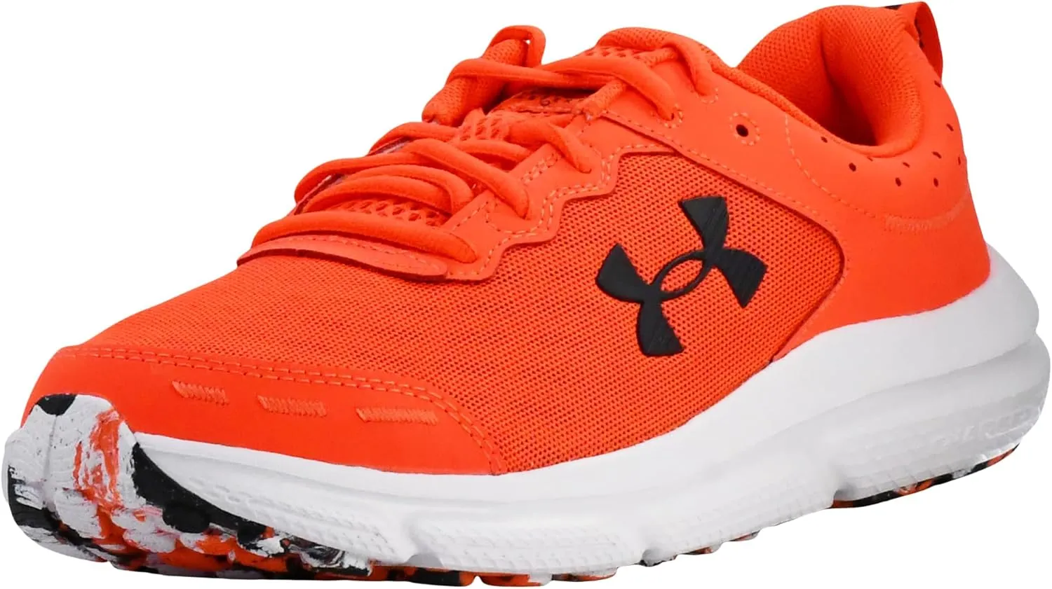 Under Armour Men's Charged Assert 10 Sneaker, Ares Red/Ares Red/Anthracite, 11