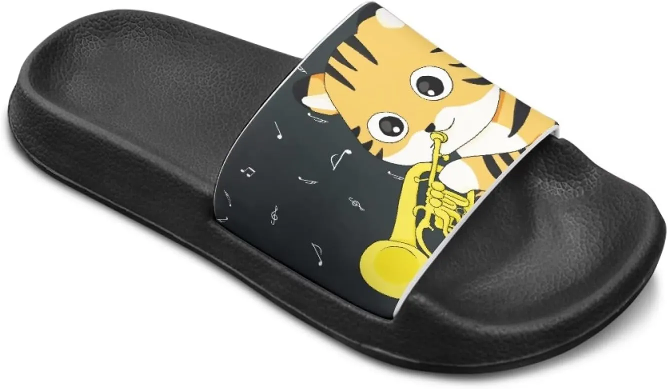 Unisex-Child Beach Slides Comfort Slide Sandals Slip Resistant Slippers for Indoor Outdoor Water Shoes Flip Flop