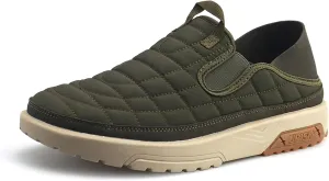 UPIShi Men's House Wide Slippers Indoor Outdoor Loafers Casual Walking Camping Slip On Shoes