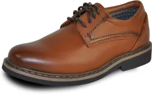 VANGELO Boy Dress Shoe Vallo Oxford Lace Up and Loafer Slip On Formal Tuxedo for Prom Wedding Ortholite Insole Size from Toddler to Big Kid