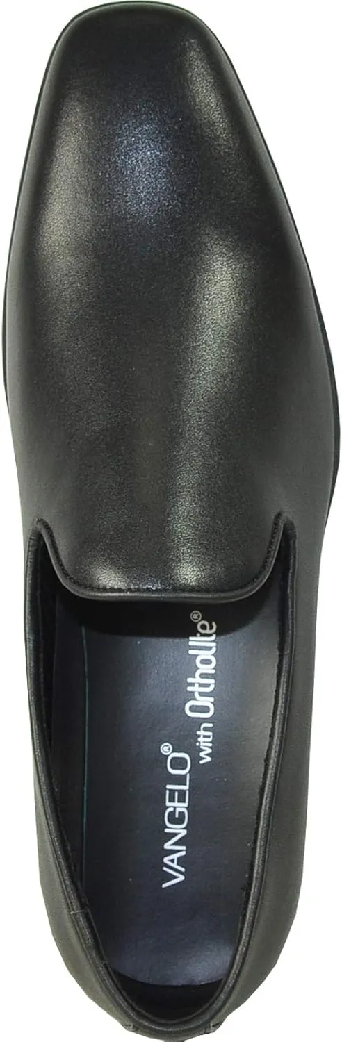 VANGELO Men Dress Shoe Vallo-3 King-5 Loafer Slip-on Formal Tuxedo Prom Wedding Ortholite Insole Medium and Wide Width
