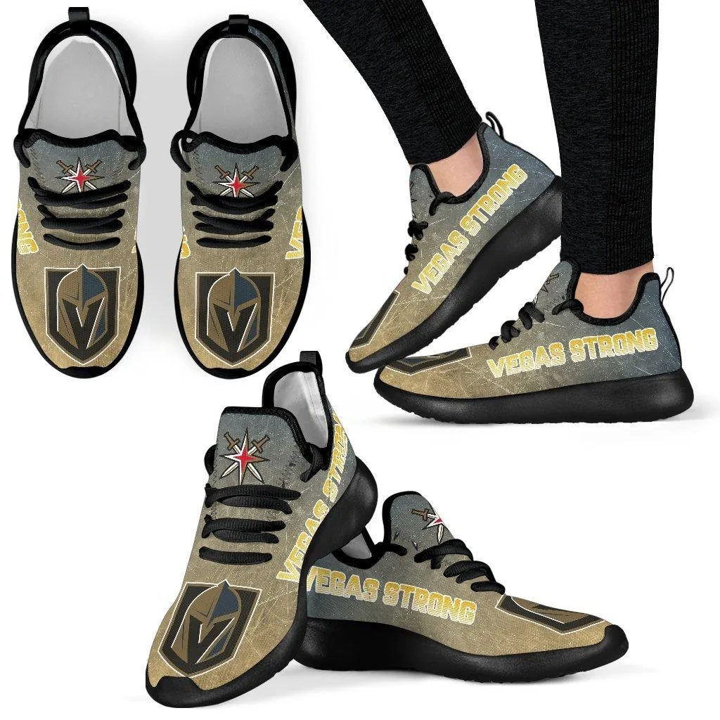 Vegas Golden Knights Mesh Knit Sneakers