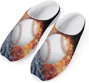 Veniyate Unisex Garden Clogs for Men Women Mules Clogs Slip on Mesh Sandals Slippers for Home Beach Footwear