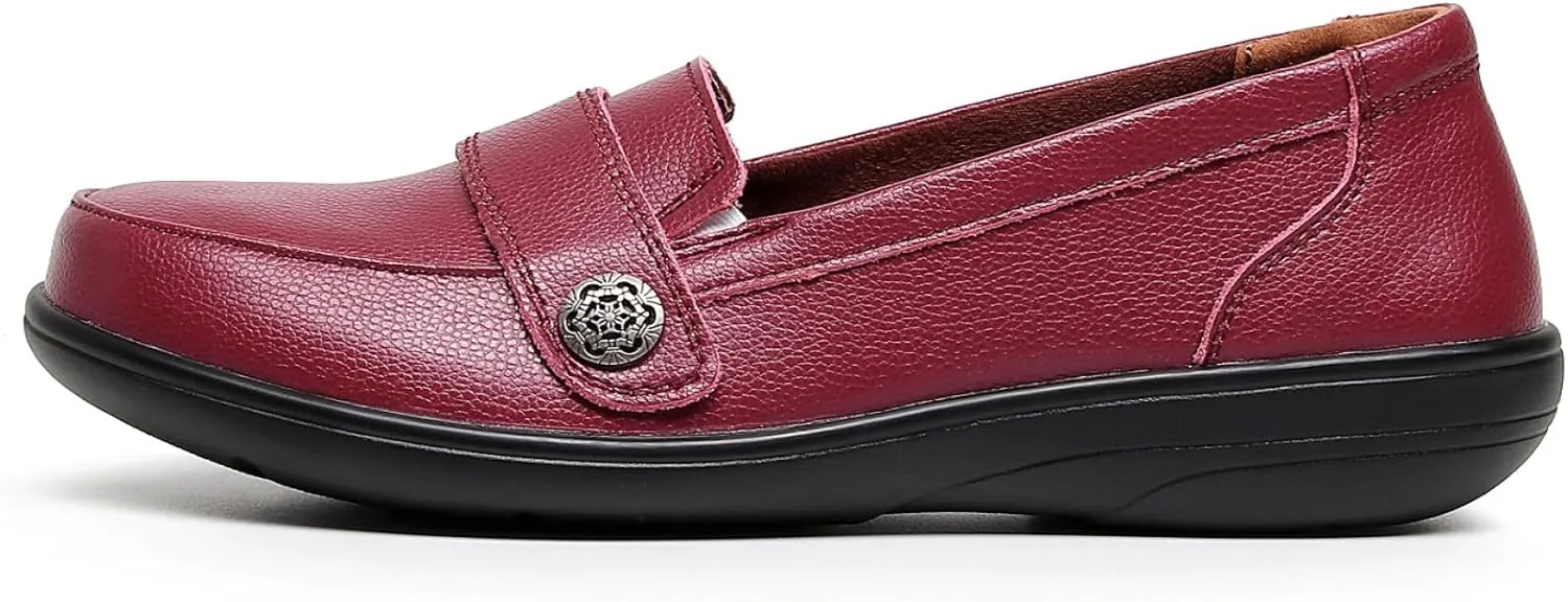 VenusCelia Women's Band Walking Flat Loafer