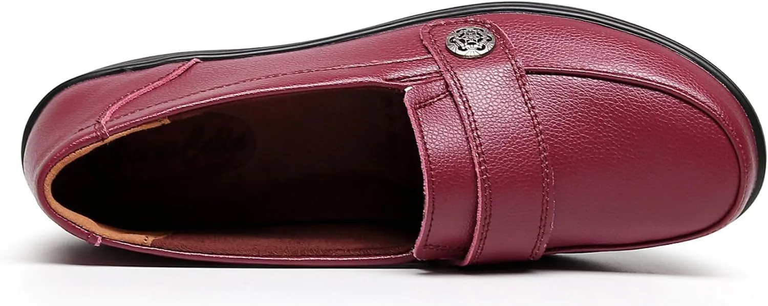 VenusCelia Women's Band Walking Flat Loafer