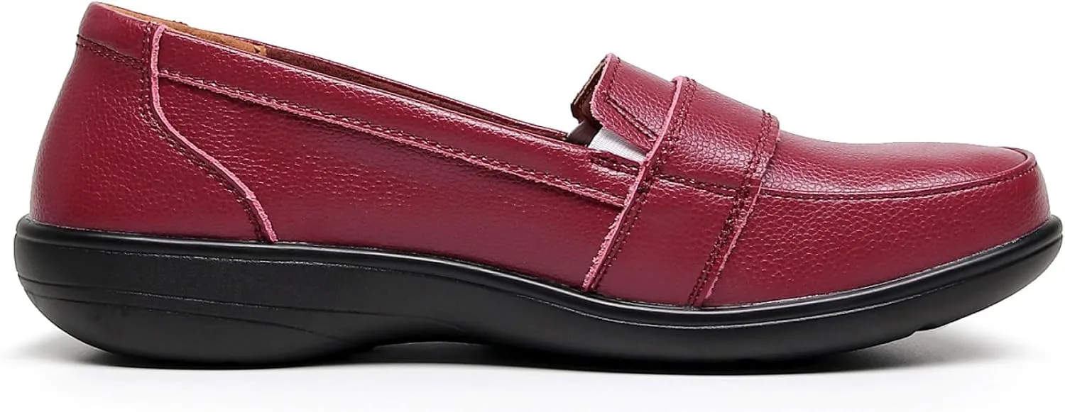 VenusCelia Women's Band Walking Flat Loafer
