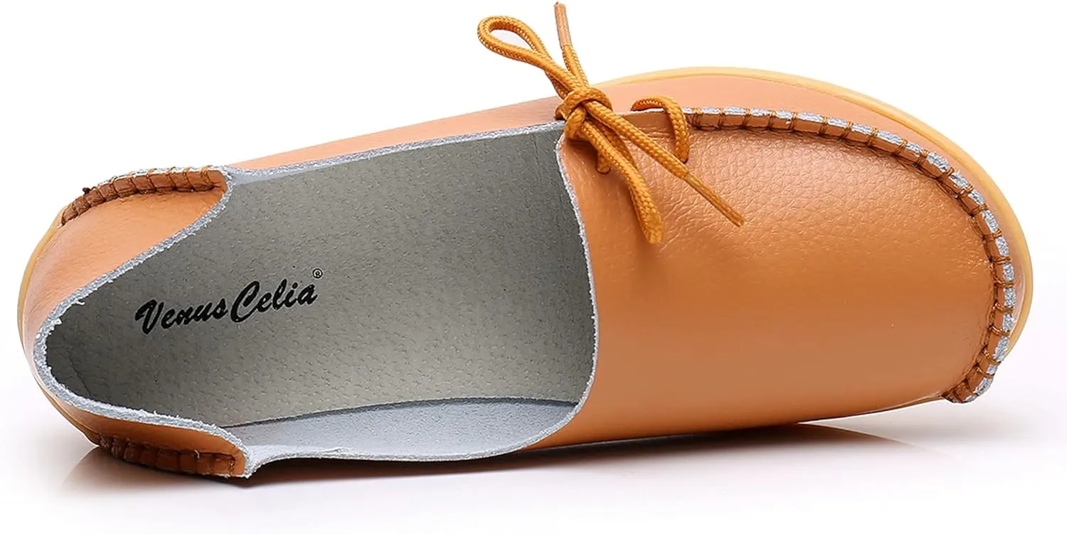 VenusCelia Women's Breathable Comfort Walking Office Flat Loafer