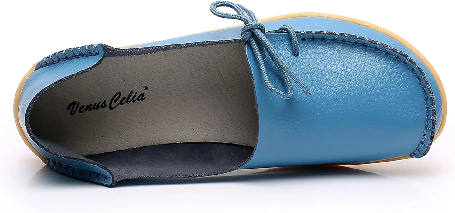 VenusCelia Women's Breathable Comfort Walking Office Flat Loafer