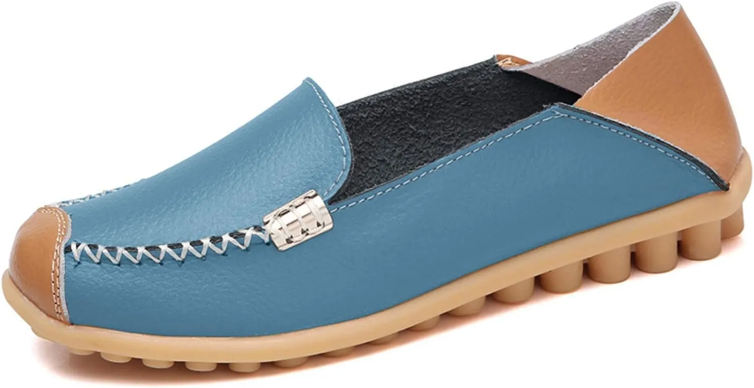 VenusCelia Women's Comfort Walking on Clouds Flat Loafer