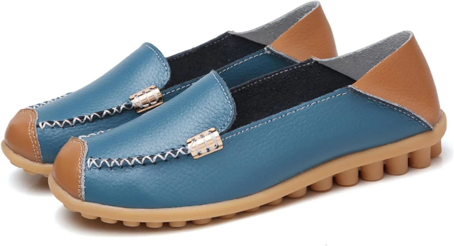 VenusCelia Women's Comfort Walking on Clouds Flat Loafer