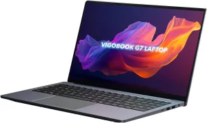 VigoBook G7 Laptop Computer, 15.6-Inch Ryzen 7 5700U(8C/16T) Laptop, 16GB RAM 1TB SSD, Support WiFi 6 & Fingerprint Reader, 58Wh Smart Battery, Grey