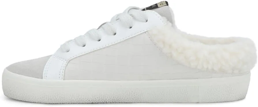 Vintage Havana Womens Hearty Metallic Slip On Sneakers Shoes Casual - Off White