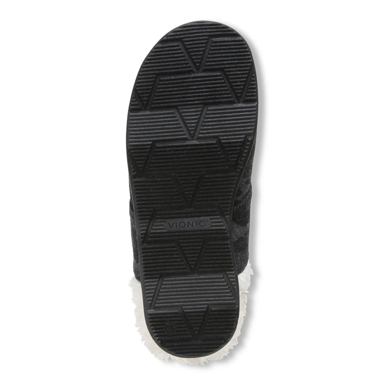 Vionic Men's Alfons Dark Shadow Camo Gray Mule Orthotic Slipper