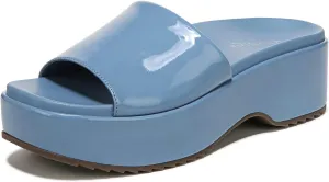 Vionic Women's Plateau Trista Slide Platform Sandal -Supportive Slide That Includes an Orthotic Insole and Cushioned Outsole for Arch Support, Medium Fit, Sizes 5-11