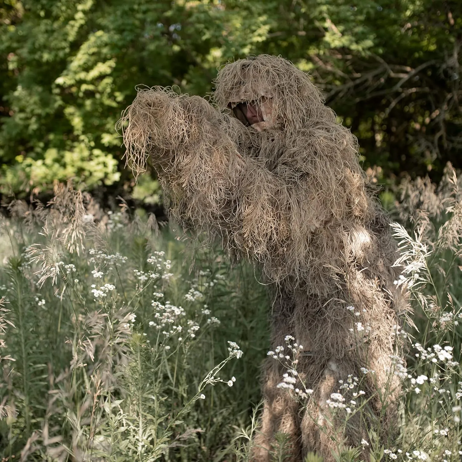 VIVO Ghillie Suits, Adult and Youth Sizes, Dry Grass, Leaf, and Woodland Camo Styles