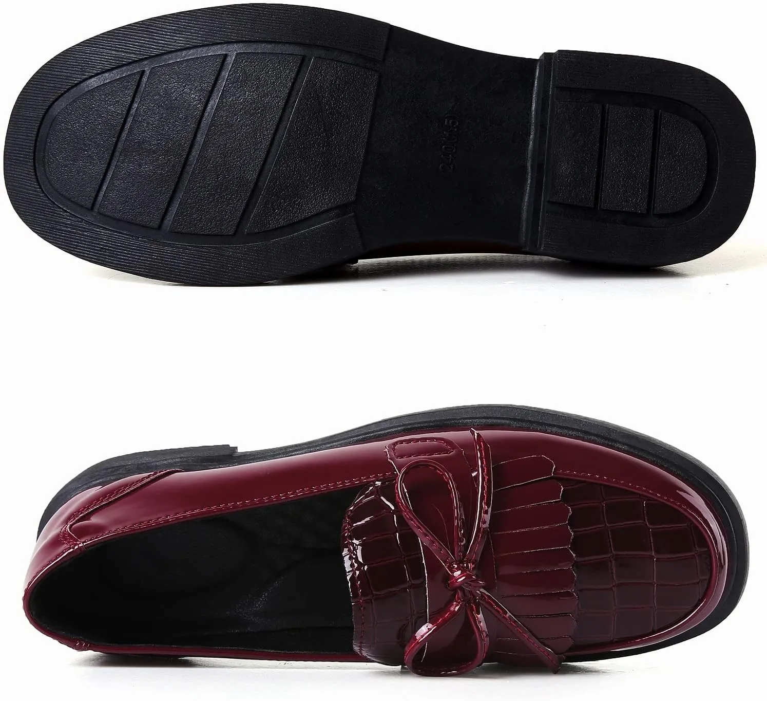 VOCNTVY Loafers for Women Slip On Comfort Business Work Shoes