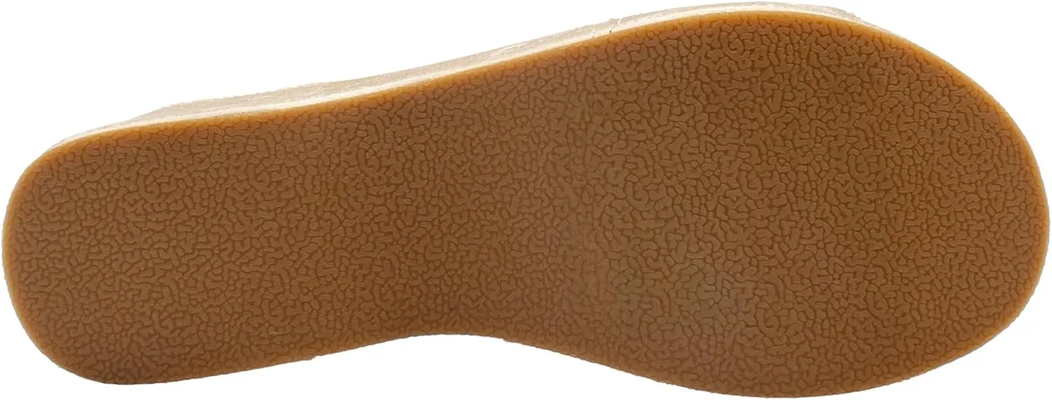 VOLATILE Womens Edith Platform Slide Casual Sandals Casual Low Heel 1-2" - Brown