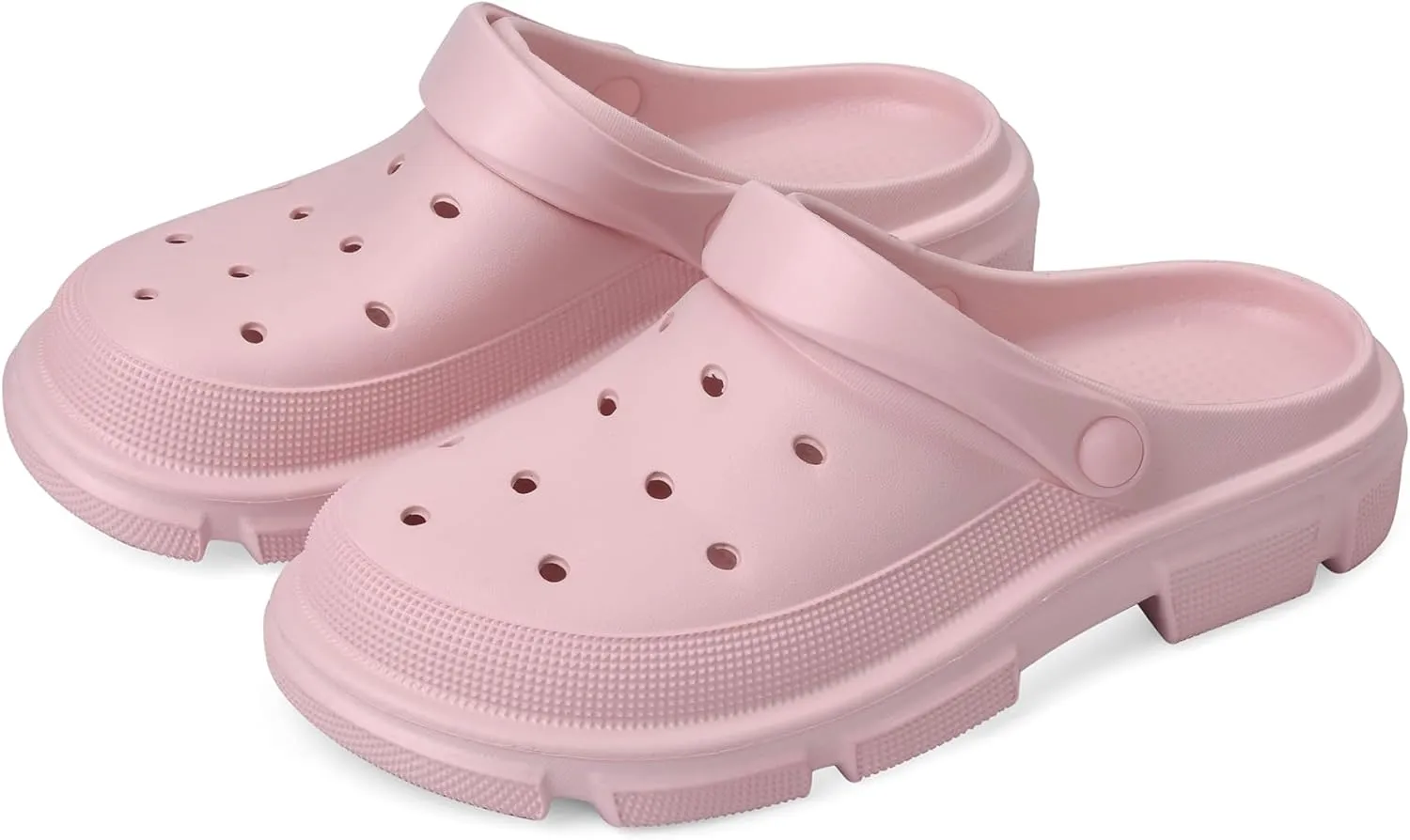 VONMAY Women's EVA Clogs Garden Shoes Waterproof Casual Mules Platform Heels for Pool, Beach