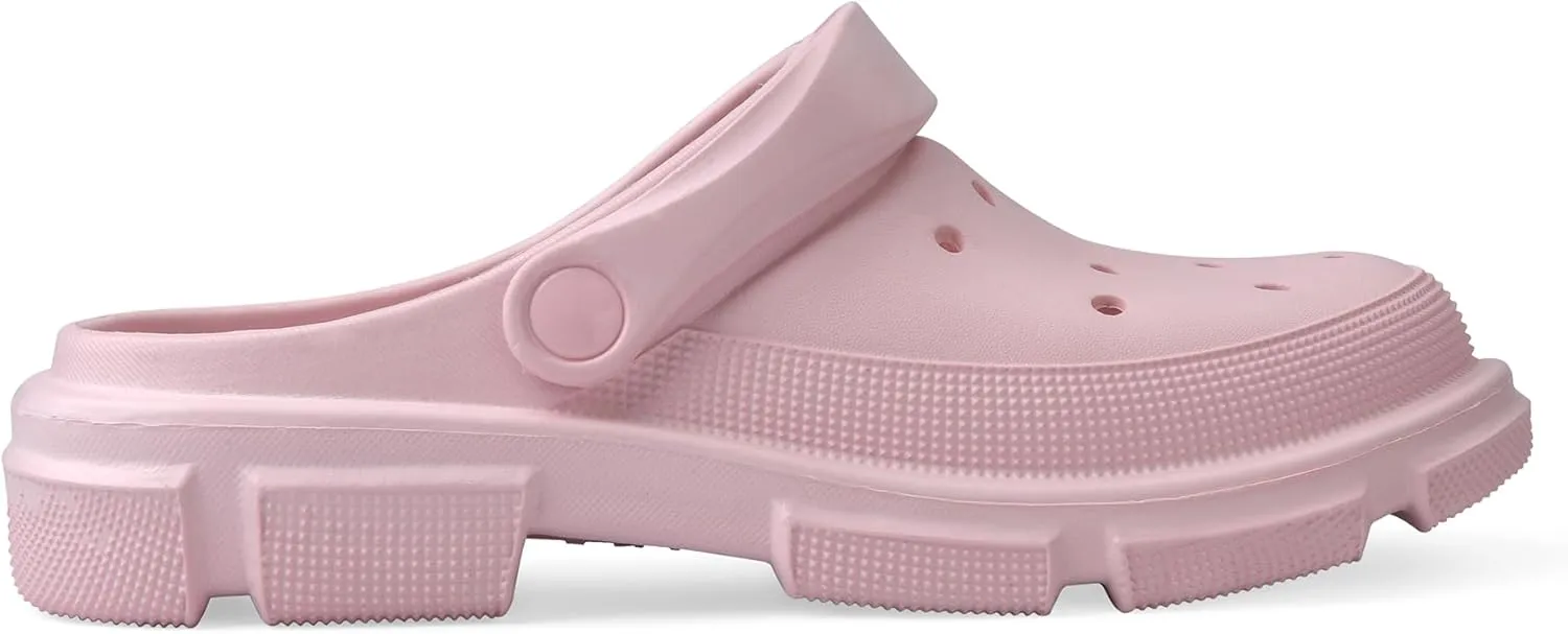 VONMAY Women's EVA Clogs Garden Shoes Waterproof Casual Mules Platform Heels for Pool, Beach