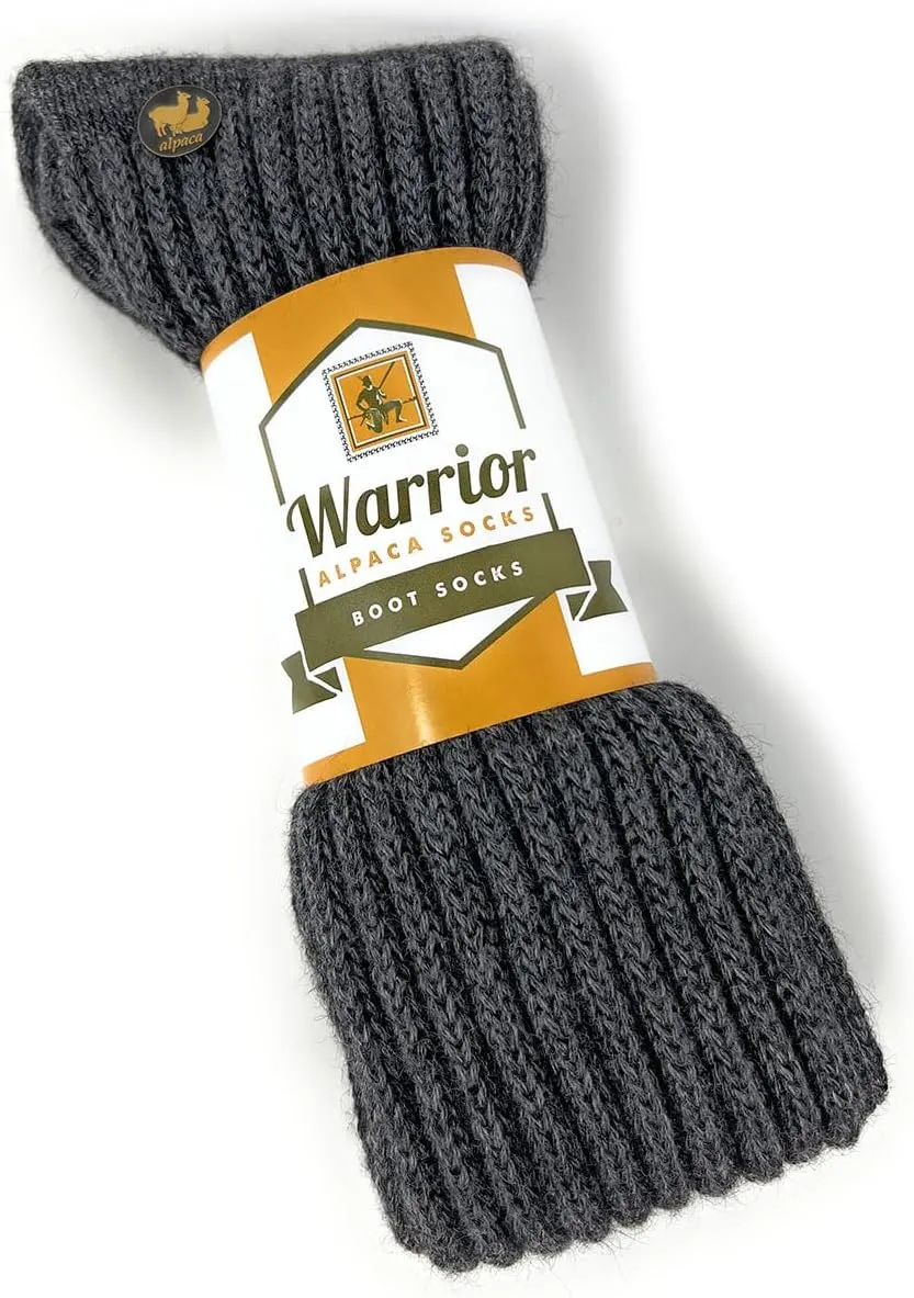 WARRIOR ALPACA SOCKS - Second to None Thick Alpaca Terry Lined Boot Socks - Unisex