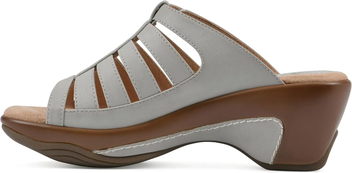 WHITE MOUNTAIN Women's Valencia Strappy Clog Sandal