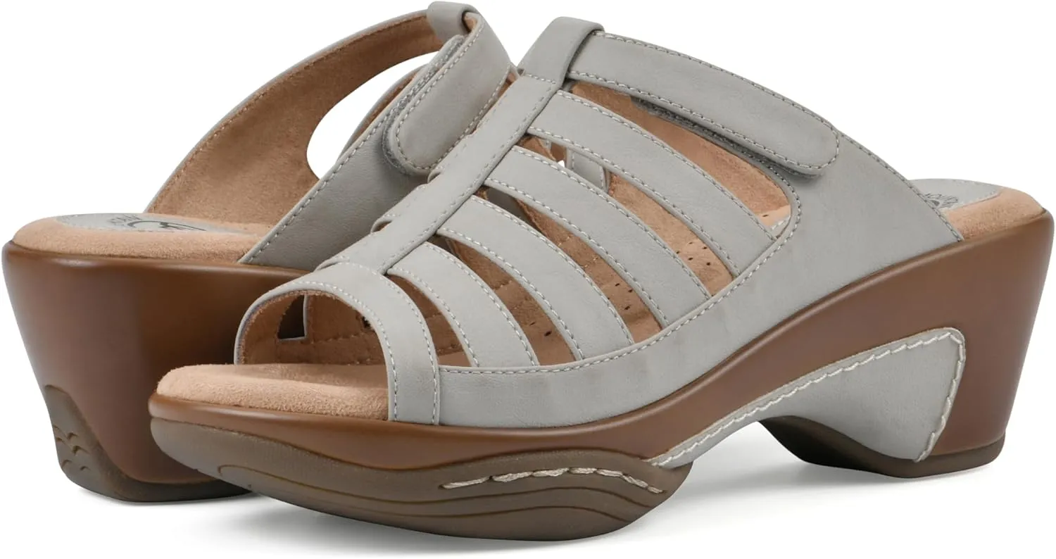 WHITE MOUNTAIN Women's Valencia Strappy Clog Sandal