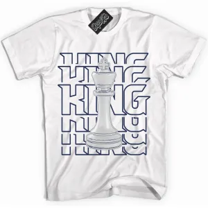 Wolf Grey Midnight Navy 1s Sneaker Shirt King Chess Graphic